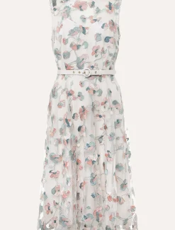 Leighton Floral Embroidered Midi Dress