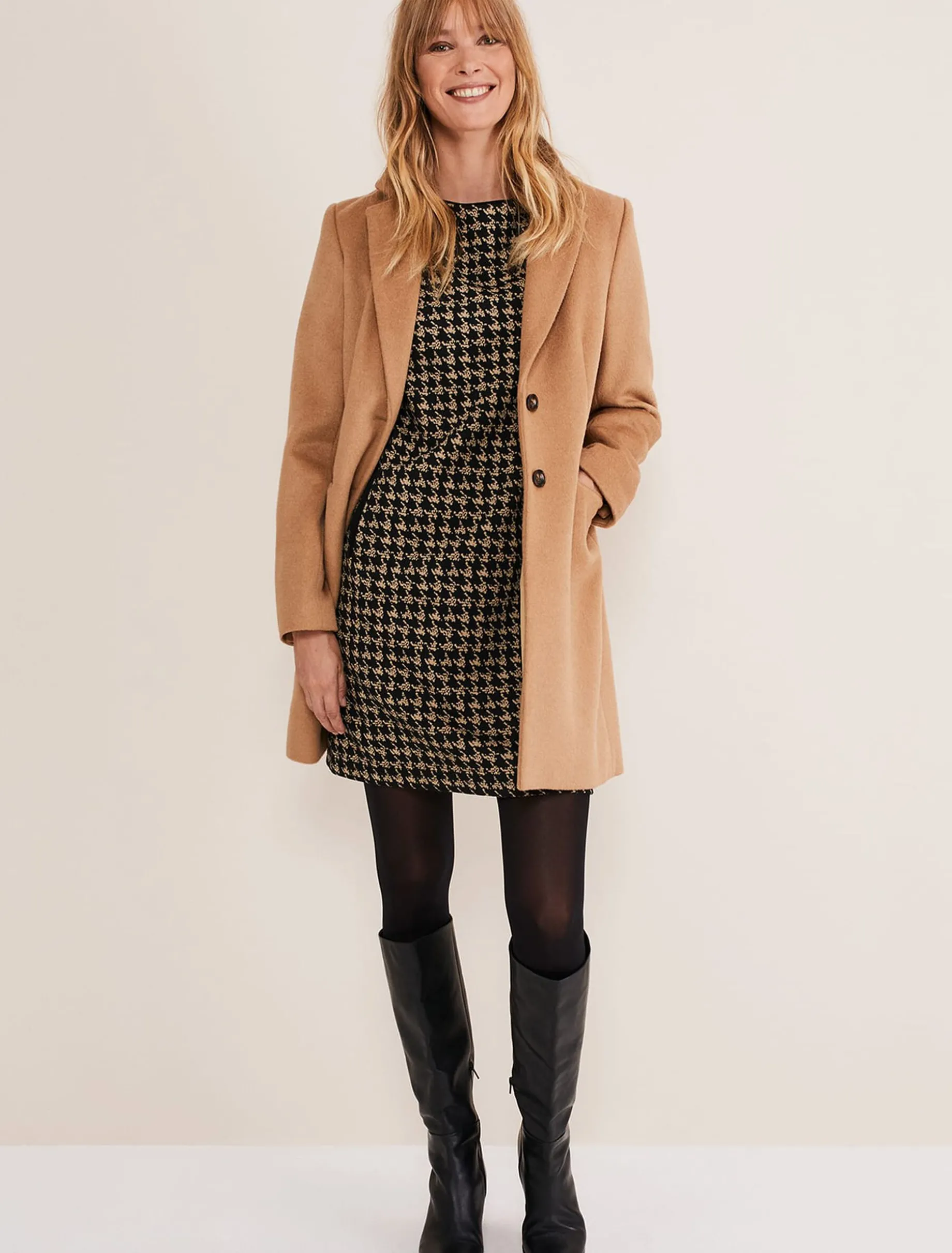 Lenia Check Dress