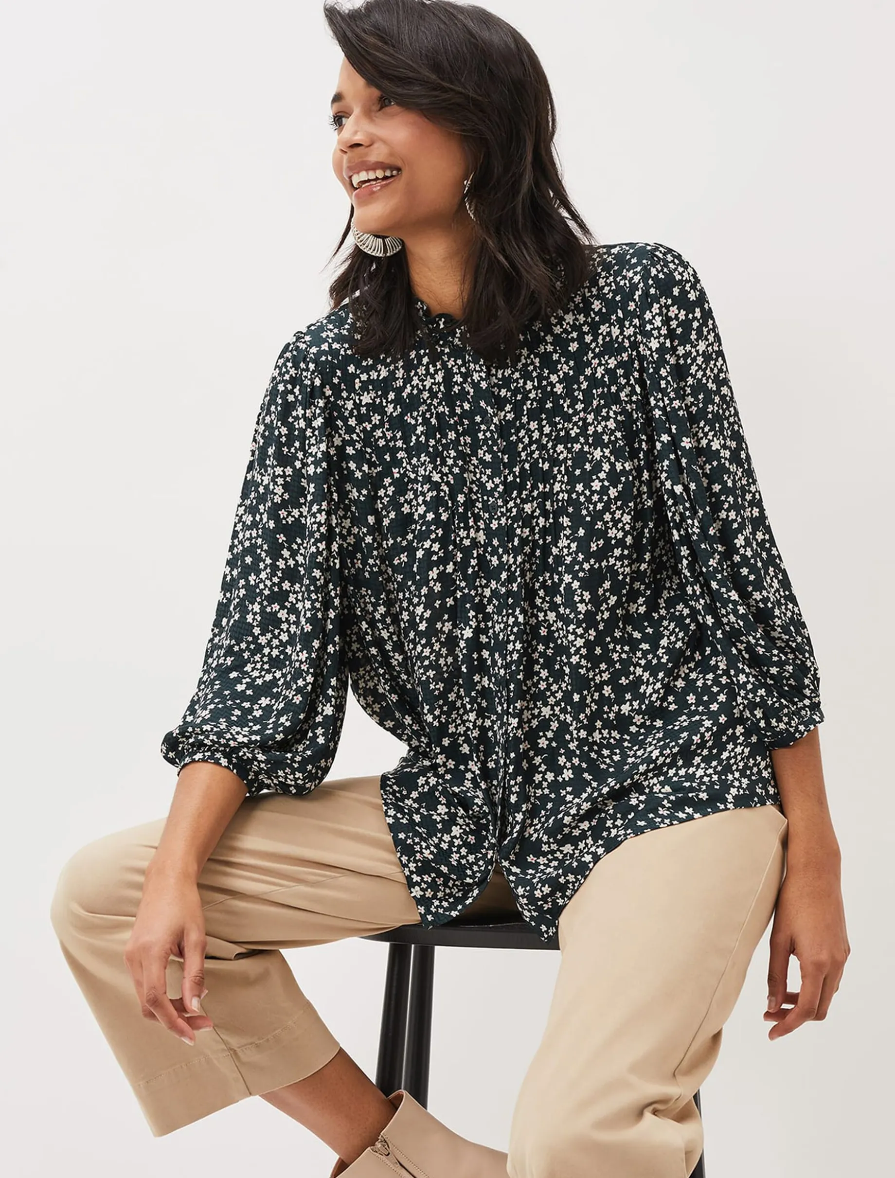 Lennox Ditsy Print Blouse