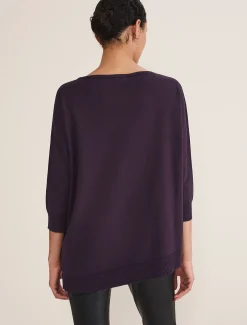 Leoni Asymmetric Button Trim Jumper