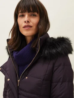 Leonor Tie Belt Midi Puffer Coat