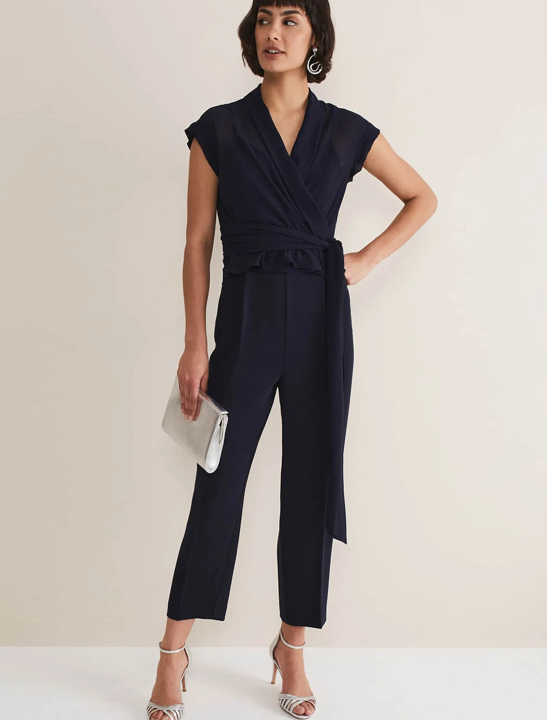 Leonora Chiffon Overlay Jumpsuit