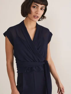 Leonora Chiffon Overlay Jumpsuit
