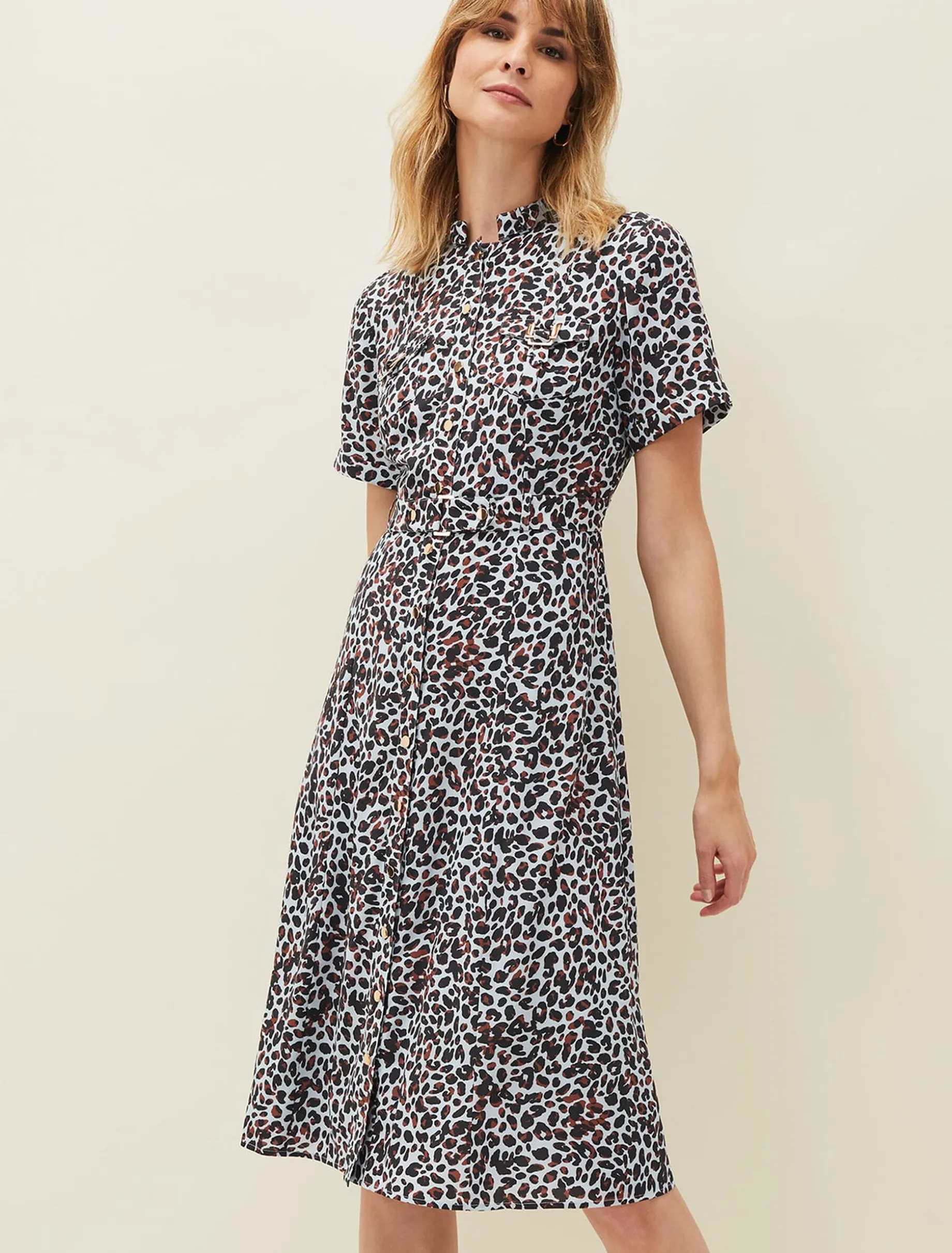 Leonore Leopard Dress