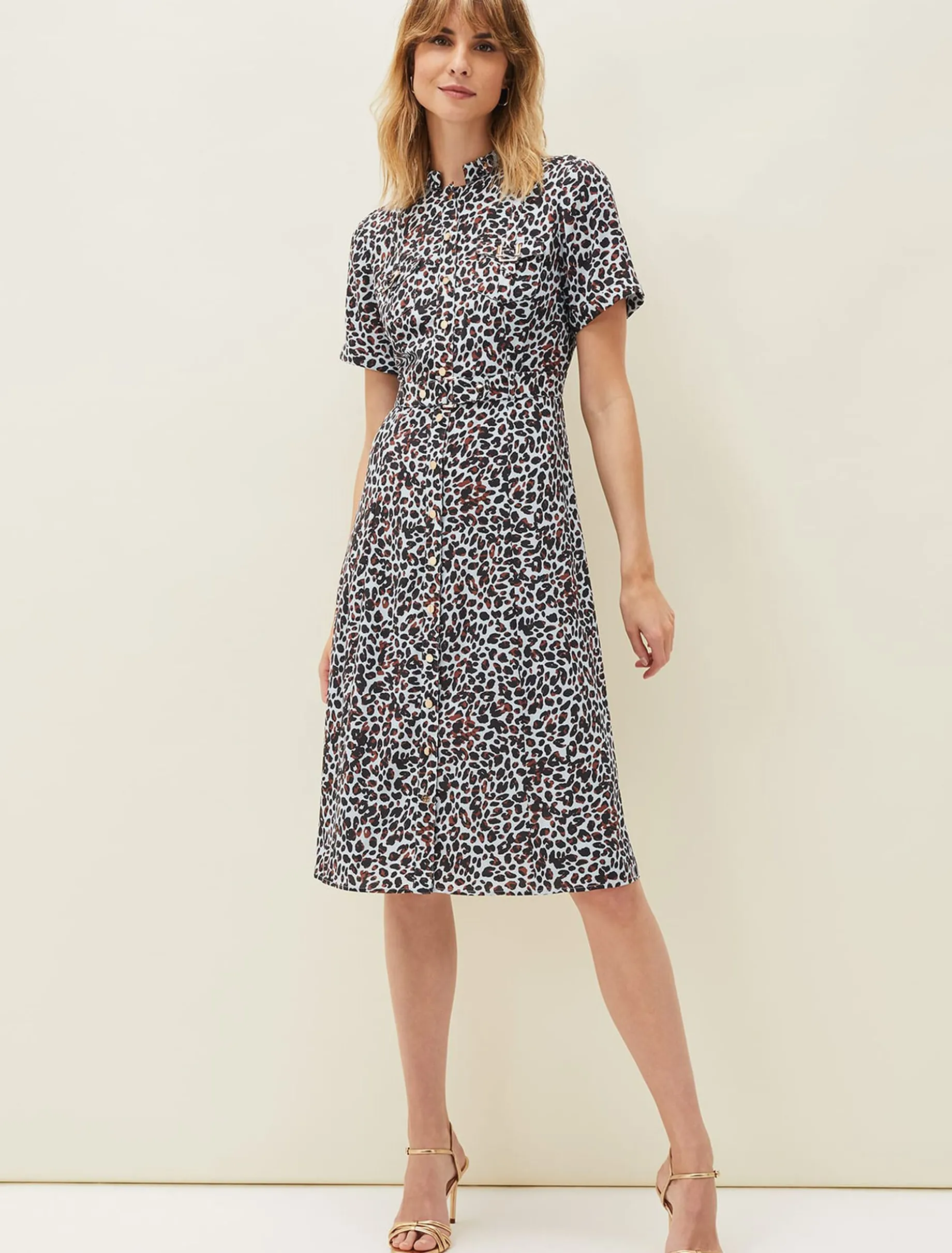 Leonore Leopard Dress
