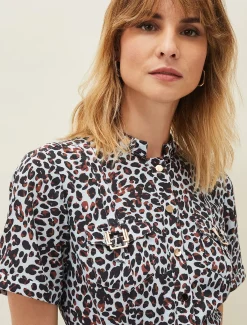 Leonore Leopard Dress