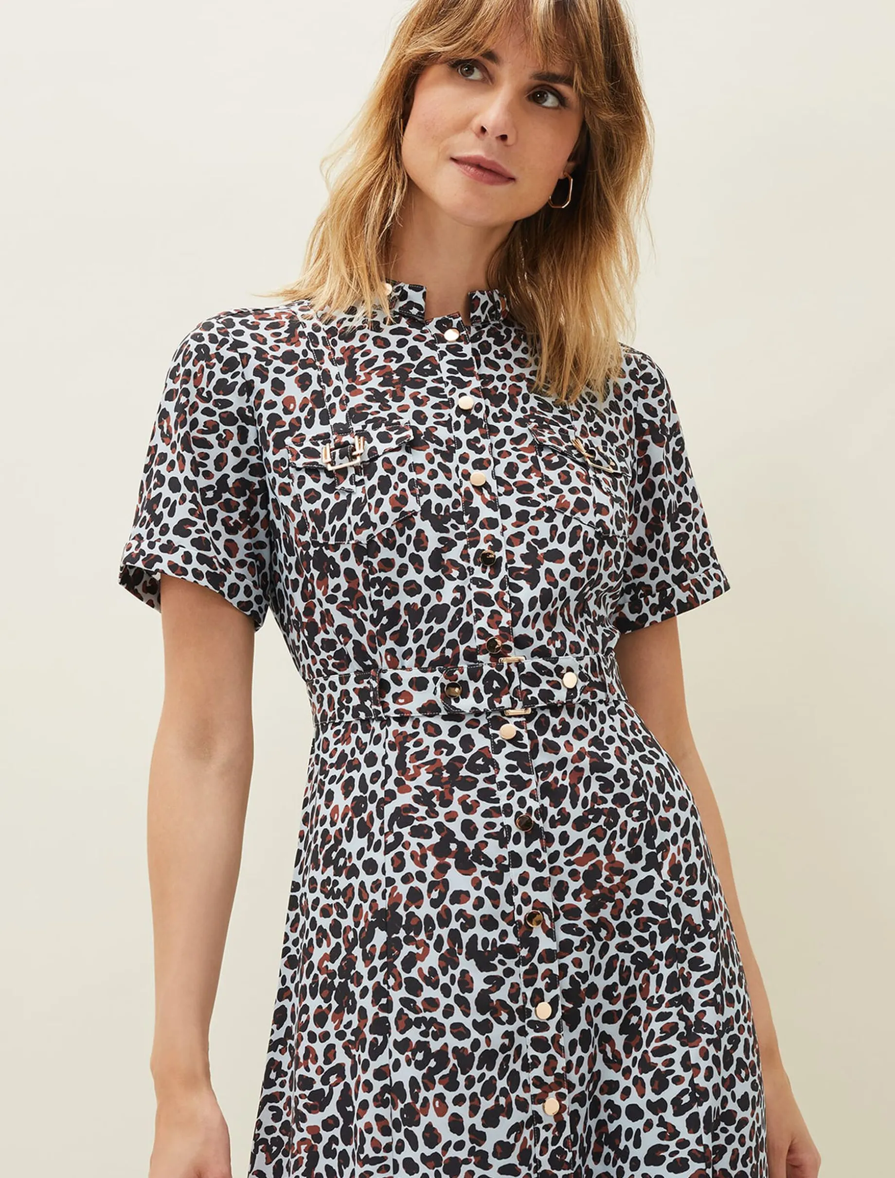 Leonore Leopard Dress