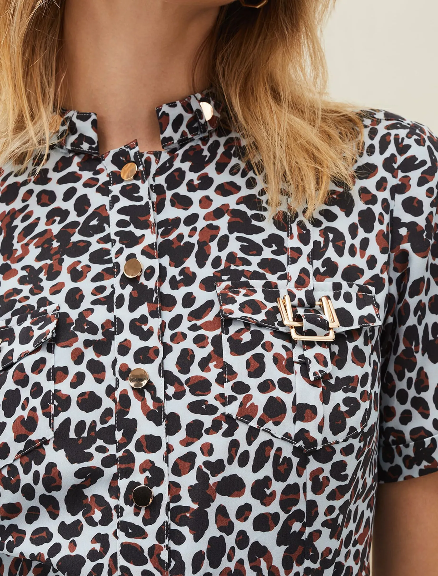 Leonore Leopard Dress