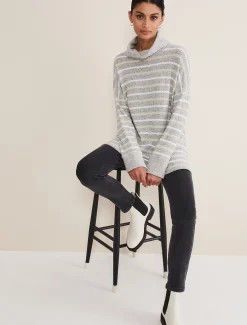 Leya Stripe Snuggle Top