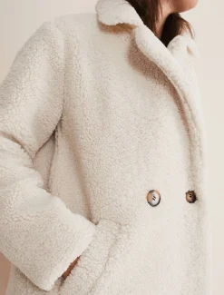 Libbie Longline Teddy Coat