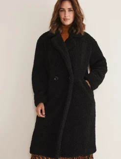 Libbie Longline Teddy Coat