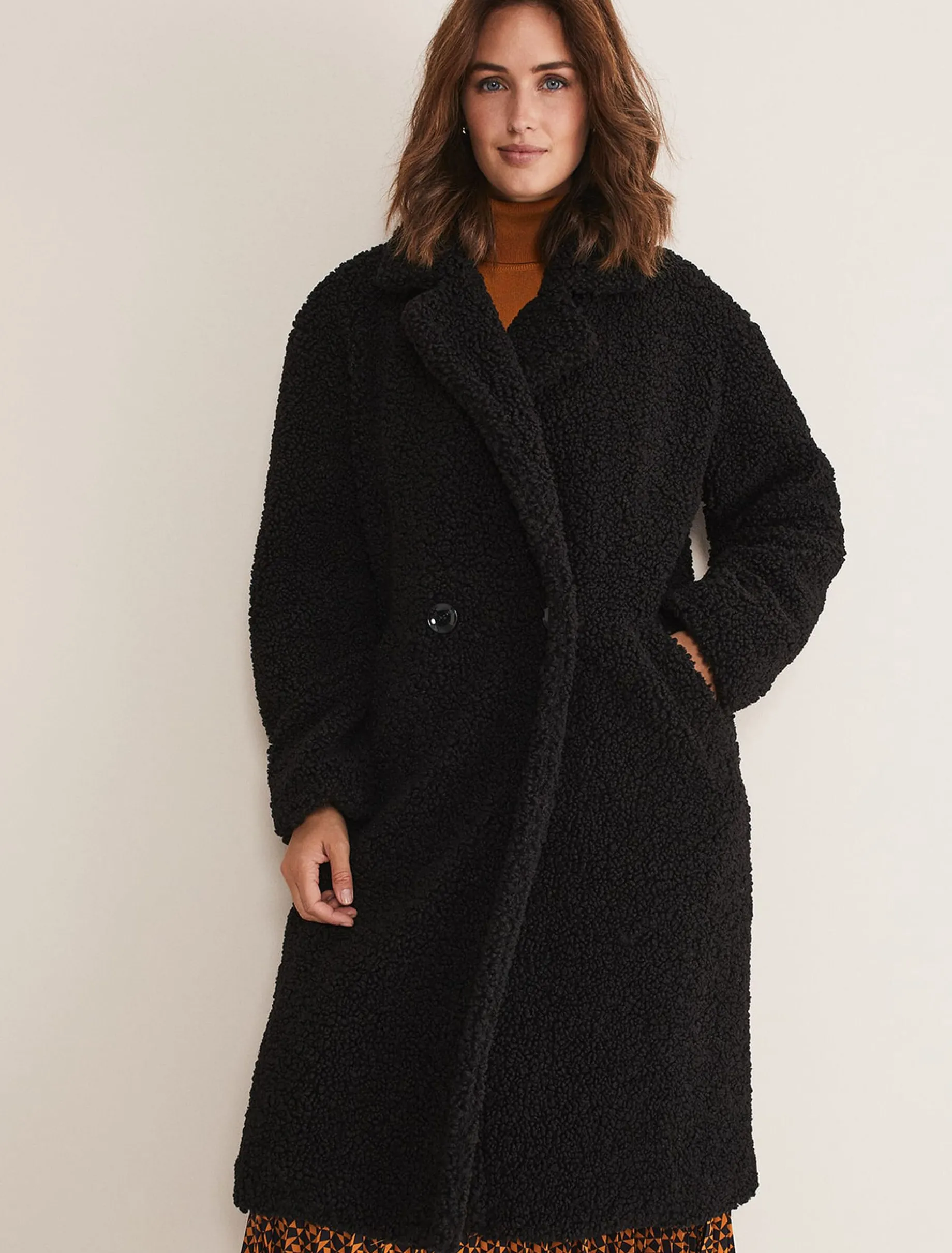Libbie Longline Teddy Coat