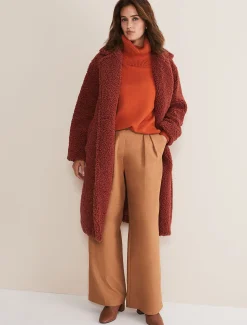 Libbie Longline Teddy Coat