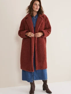 Libbie Longline Teddy Coat