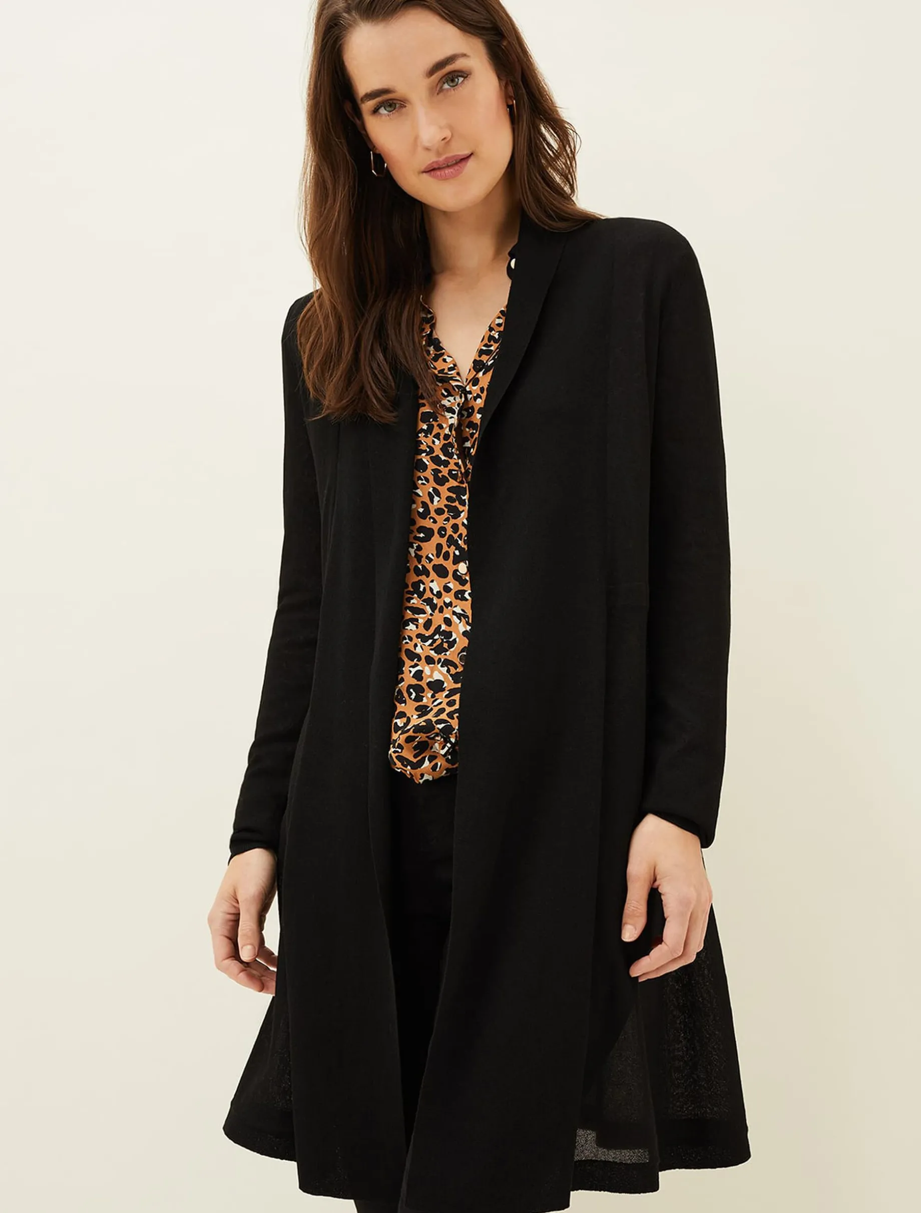 Lili Sheer Longline Cardigan