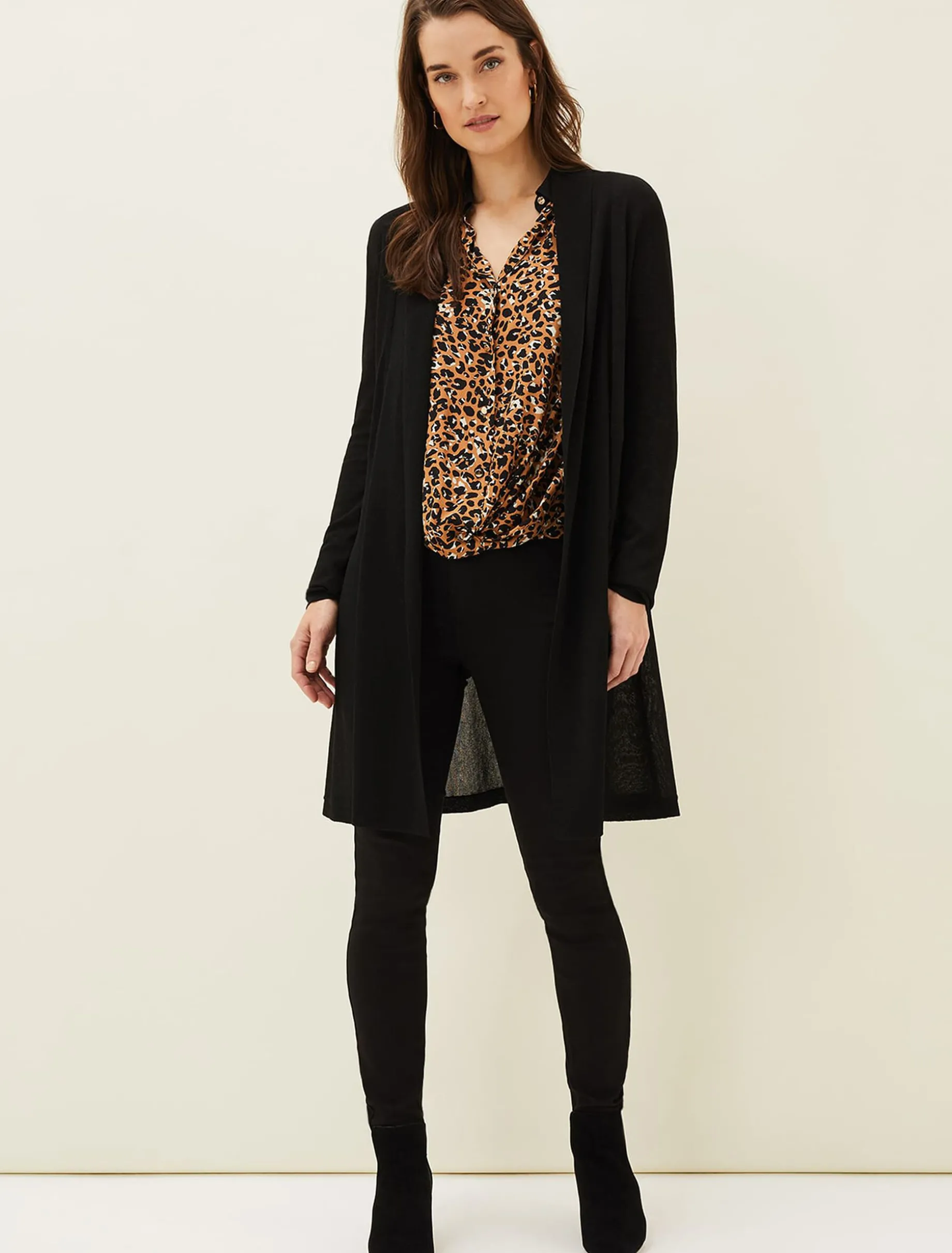 Lili Sheer Longline Cardigan