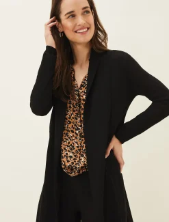 Lili Sheer Longline Cardigan
