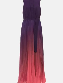 Lily Dip Dye Pleated Dress