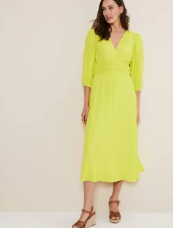 Lina A Line Midi Dress