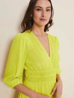Lina A Line Midi Dress