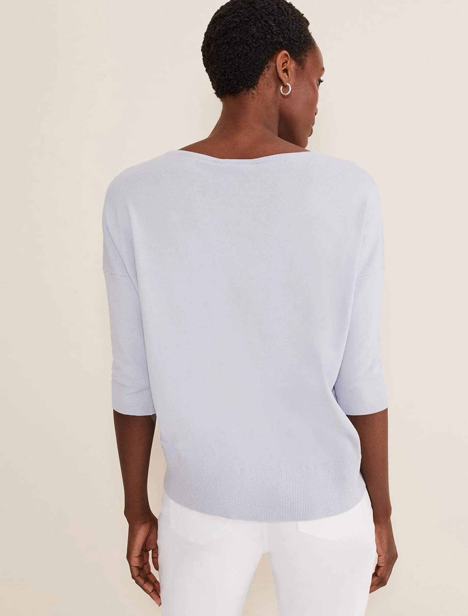 Linda Button Trim Knit