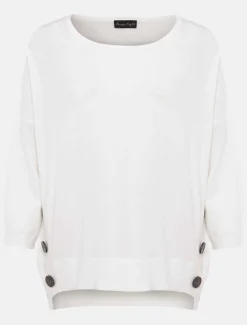 Linda Button Trim Knit