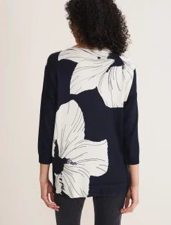 Linda Flower Print Knit