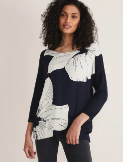 Linda Flower Print Knit