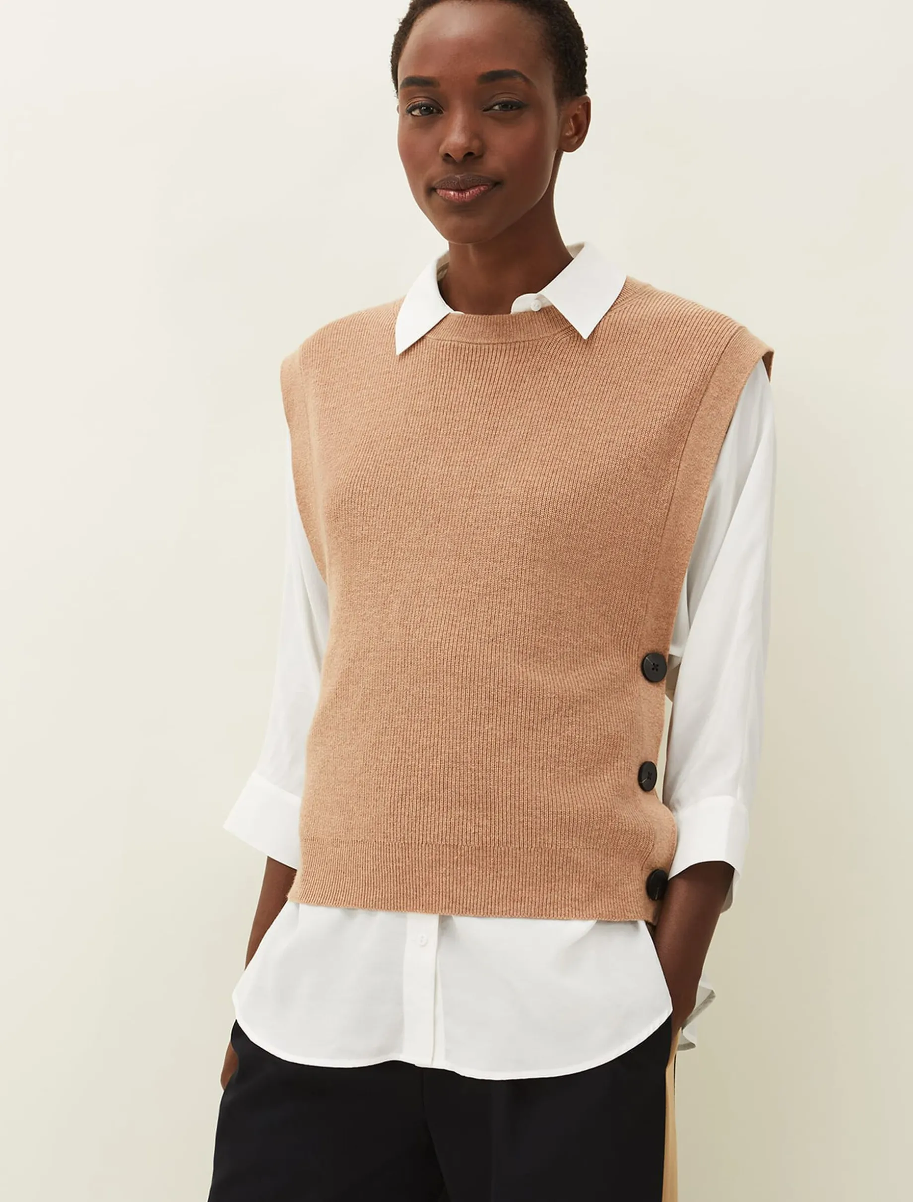 Liv Button Knit Tabard