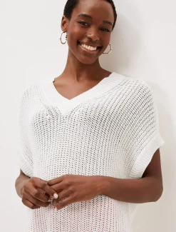 Lizzia V-Neck Stitch Knit