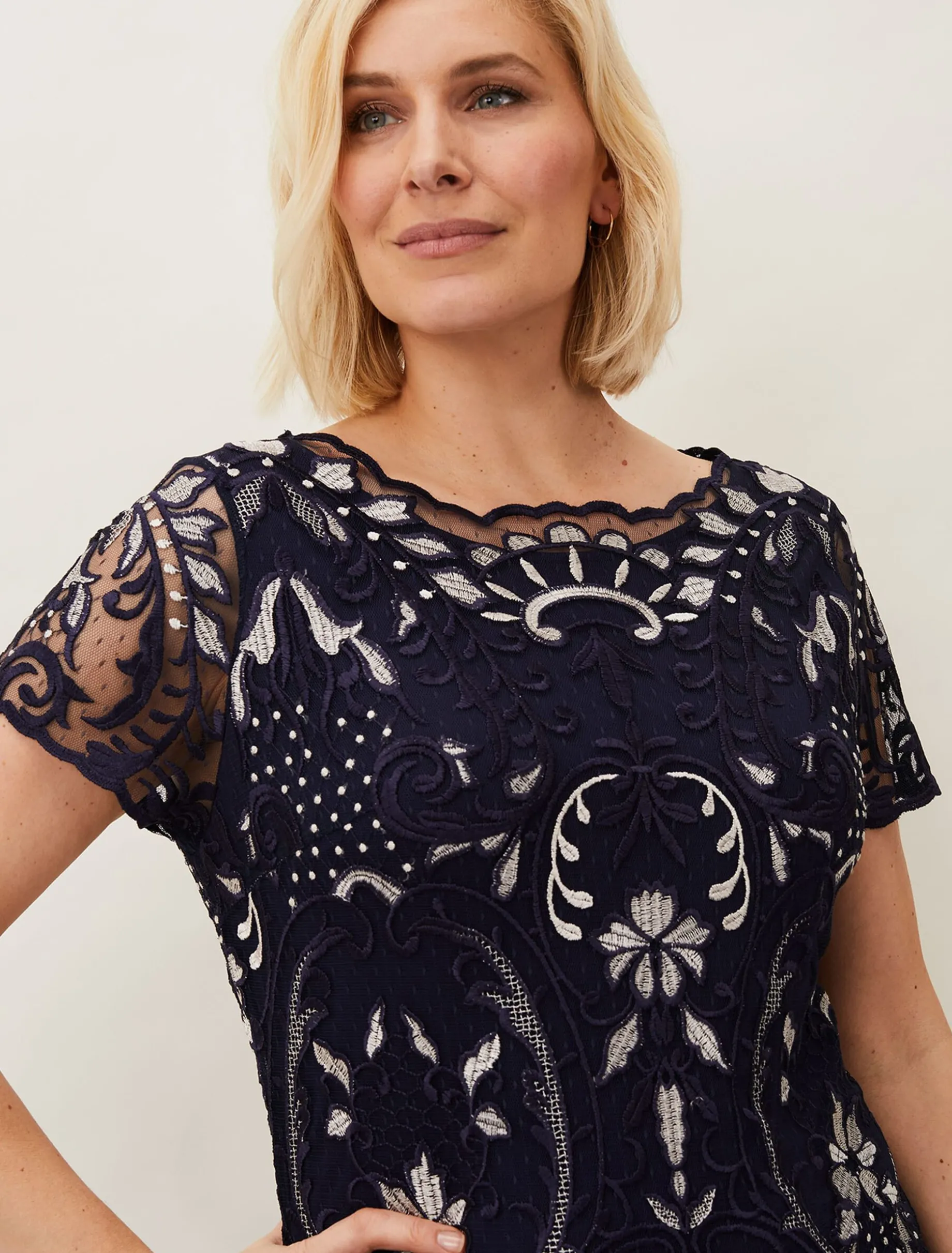 Lizzy Embroidered Dress