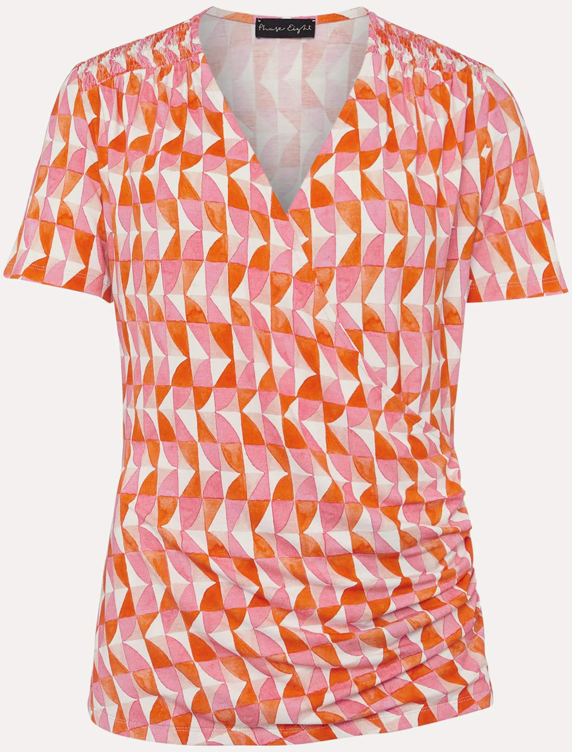 Loicia Geo Wrap Top