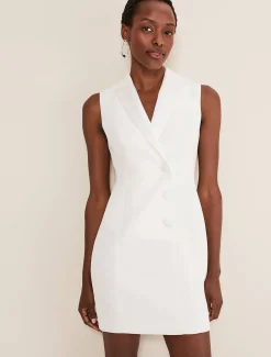 Lolicia Sleeveless Tux Dress