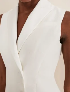 Lolicia Sleeveless Tux Dress