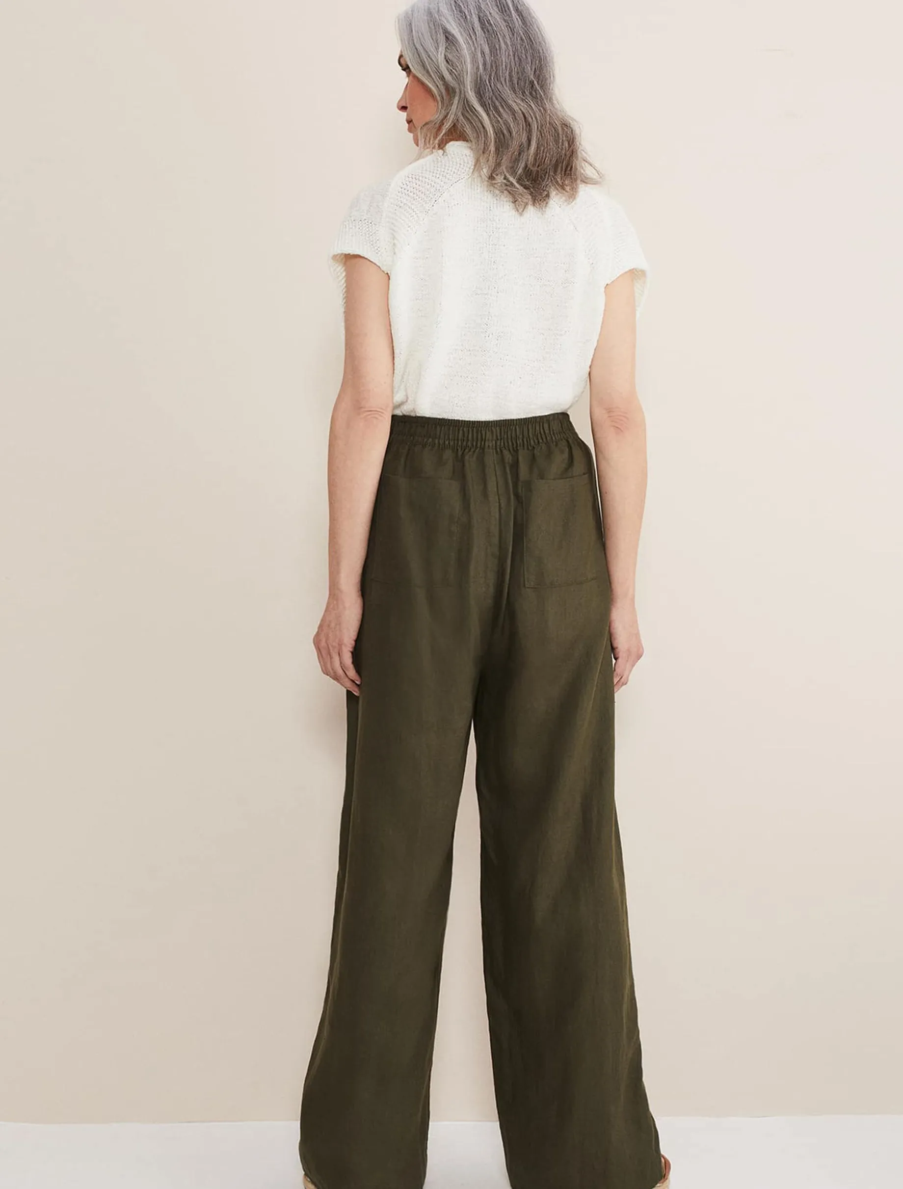 Lolita Drawstring Linen Trouser