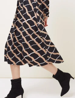 Loren Check Shirt Dress
