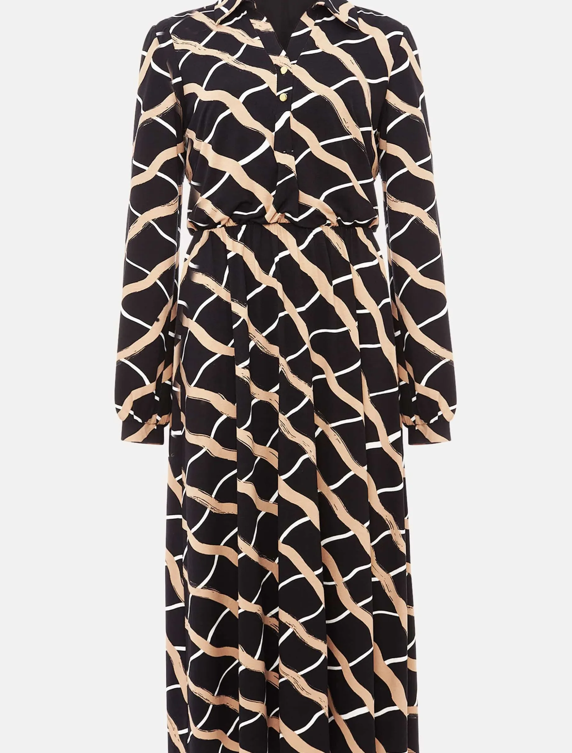Loren Check Shirt Dress