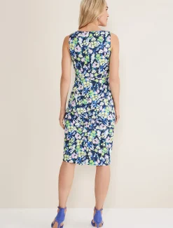 Loretta Printed Scuba Dress