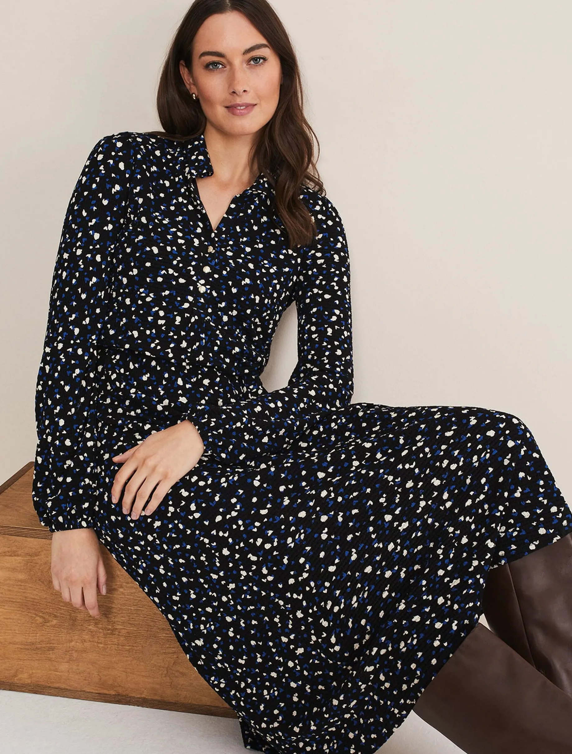 Loretta Spot Dress