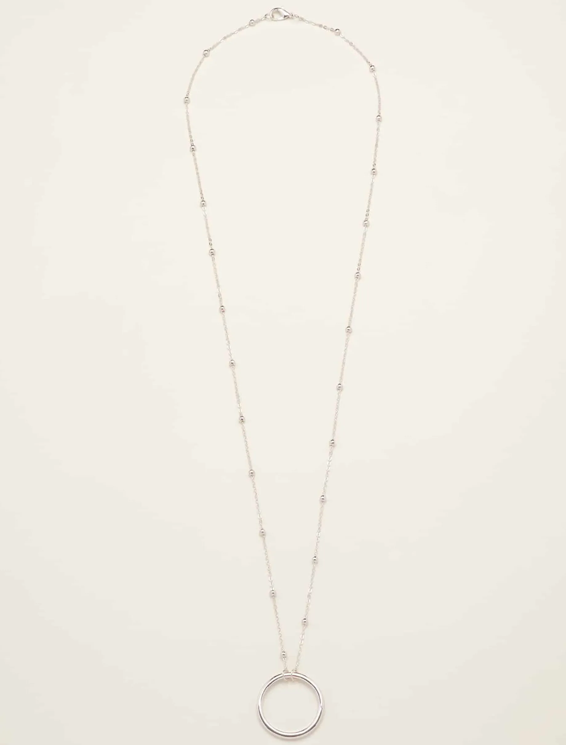 Lorette Plated Circle Pendant
