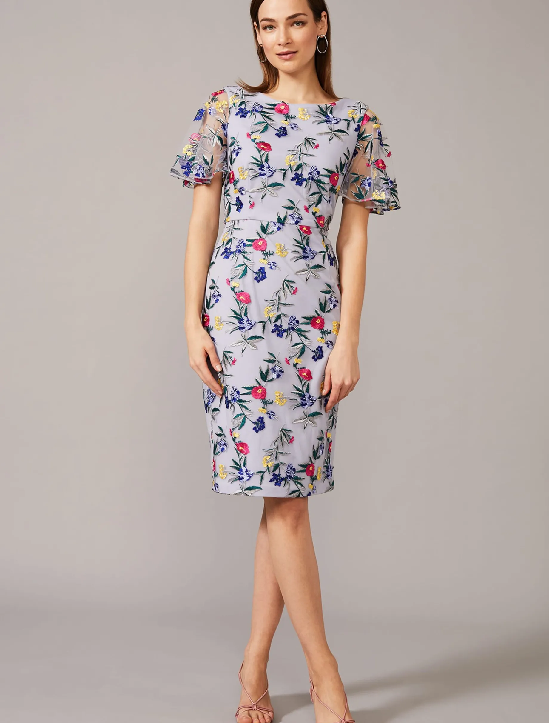Lorie Floral Embroidered Dress