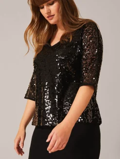 Lottie Sequin Knit Dress