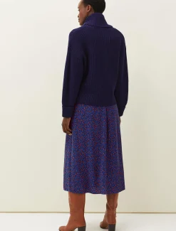 Lou Lou Animal Print Wrap Skirt