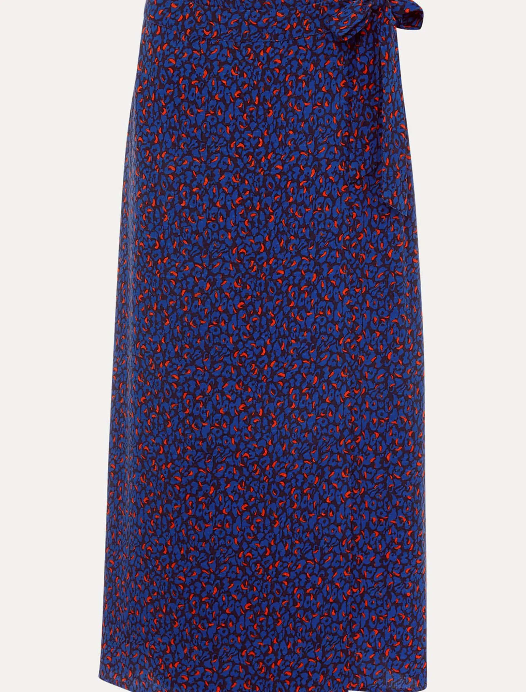 Lou Lou Animal Print Wrap Skirt