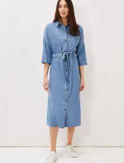 Louella Tie Shirt Dress