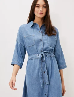 Louella Tie Shirt Dress