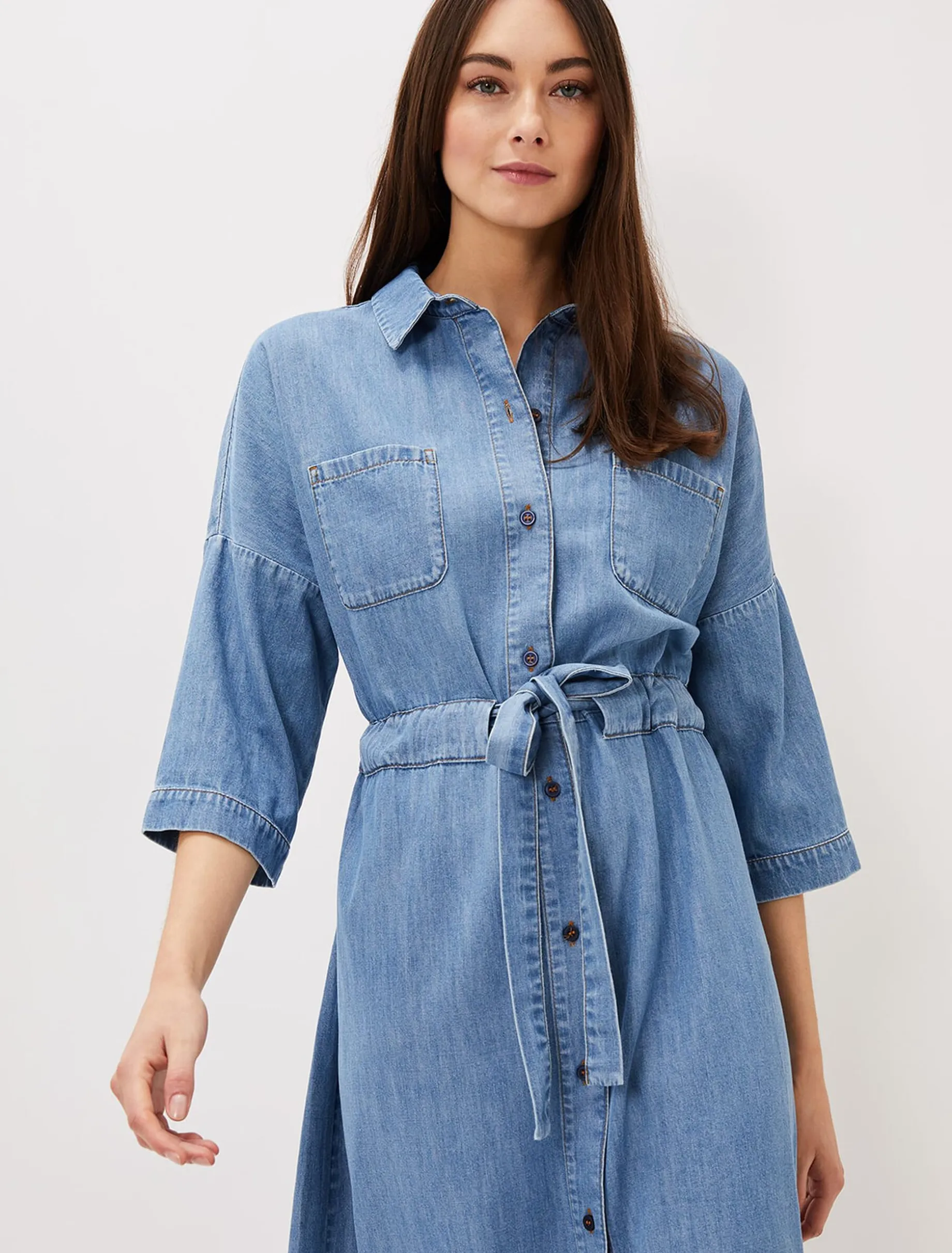 Louella Tie Shirt Dress