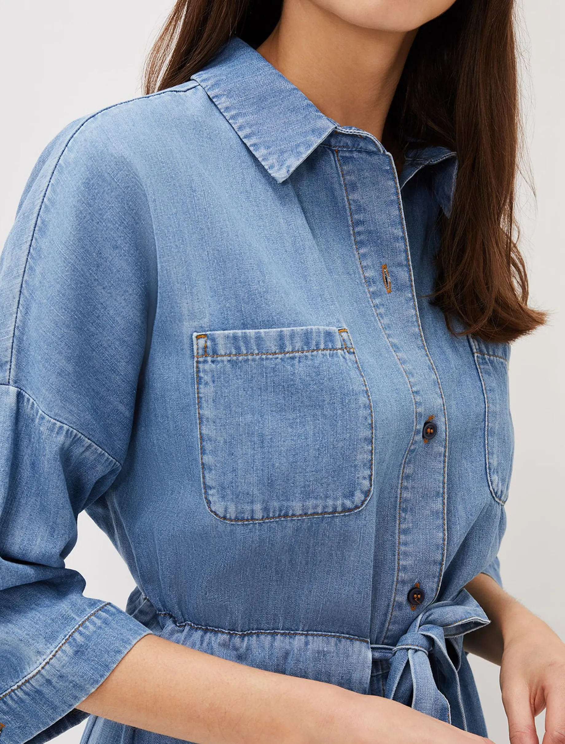 Louella Tie Shirt Dress