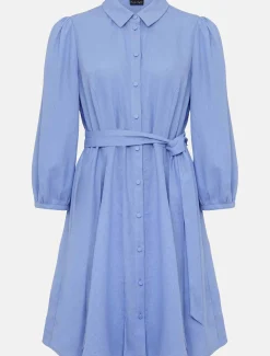 Lucie Linen Shirt Dress