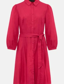 Lucie Linen Shirt Dress